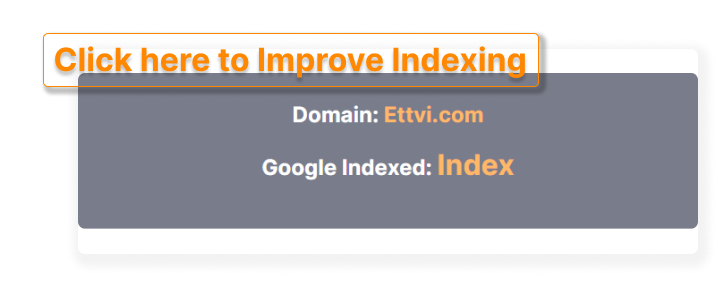 Why Use ETTVI’s Google Index Checker?