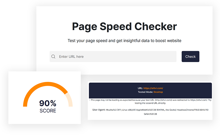 ETTVI’s Page Speed Checker
