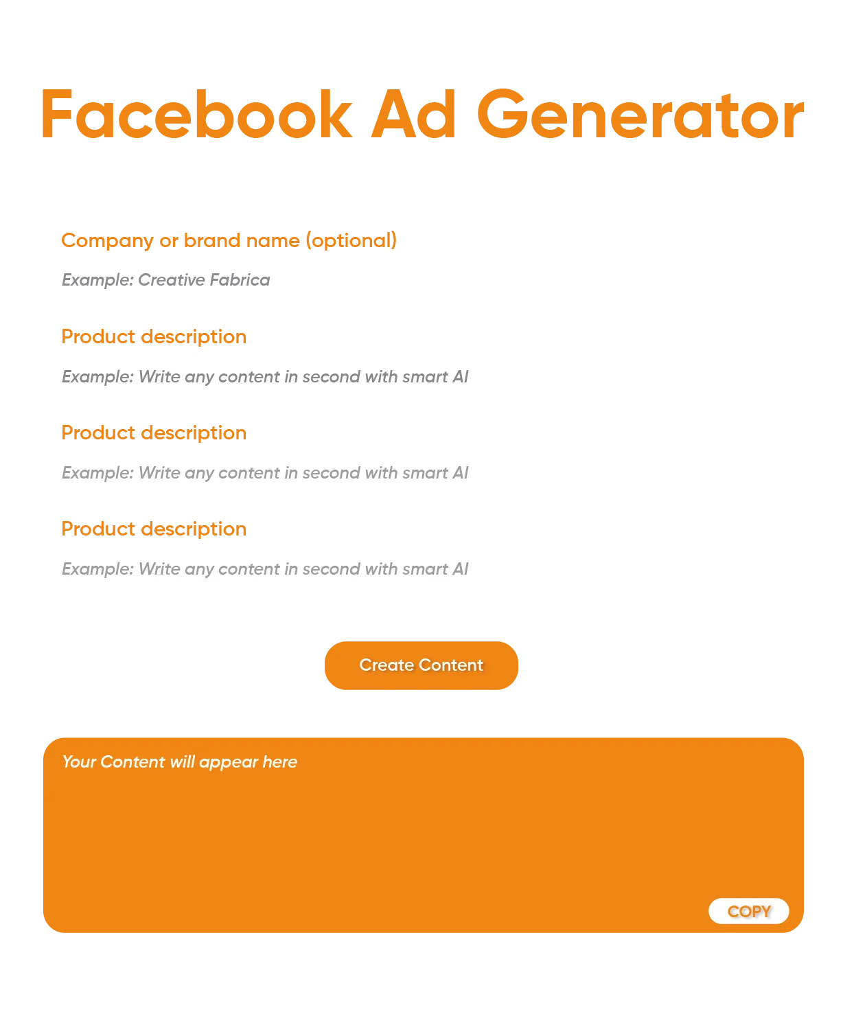 Ettvi’s AI Facebook Advertisement Tool