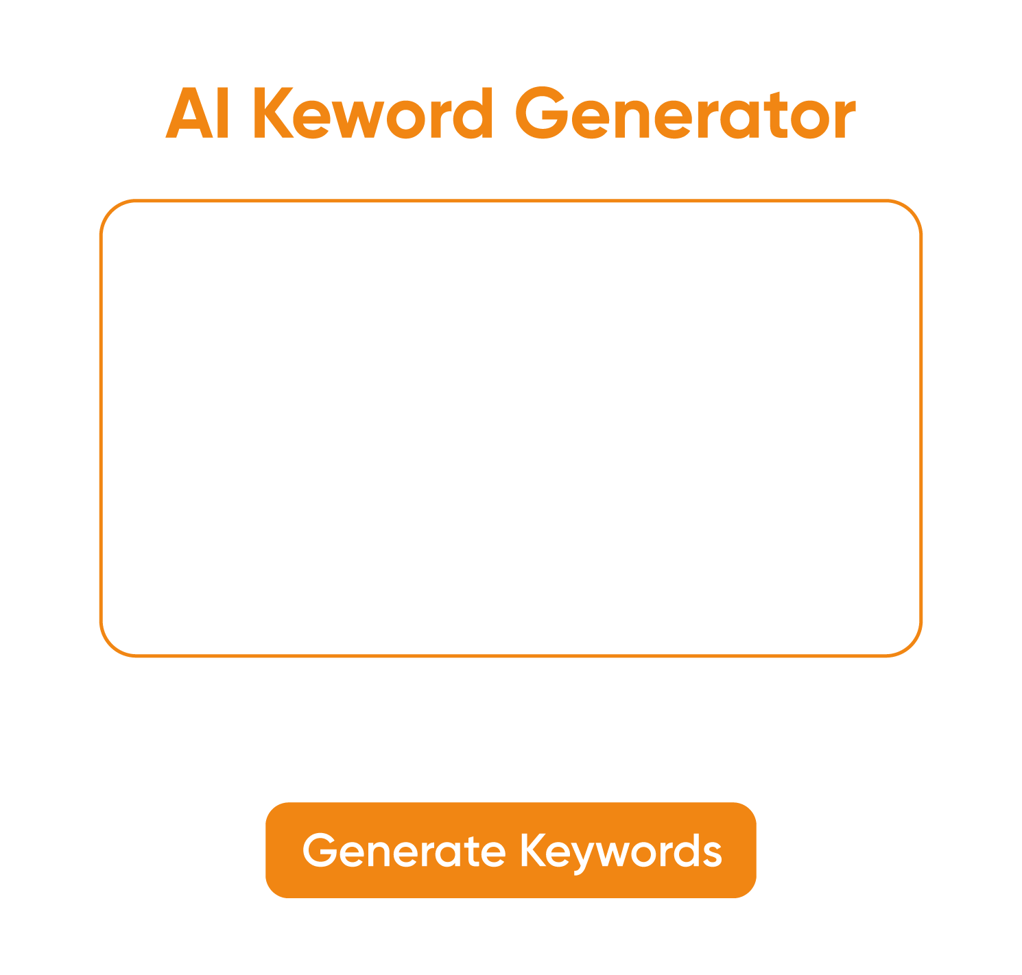 Ettvi's AI Keywords Generator