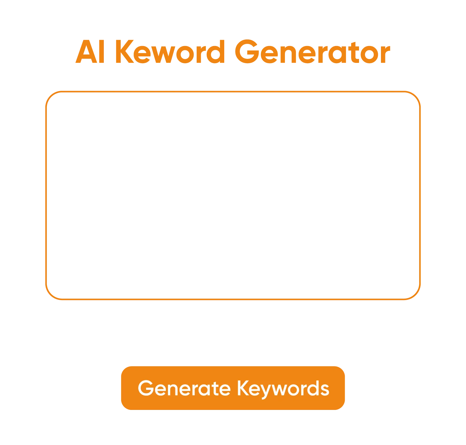 Ettvi's AI Keywords Generator