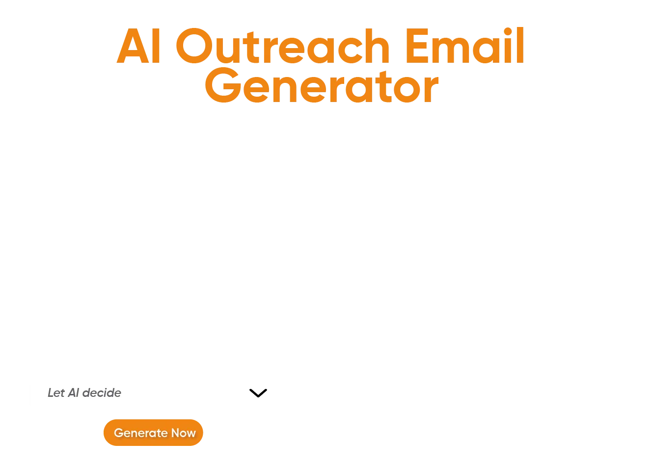 Increase Engagement Through AI Generate Outreach Email Tool