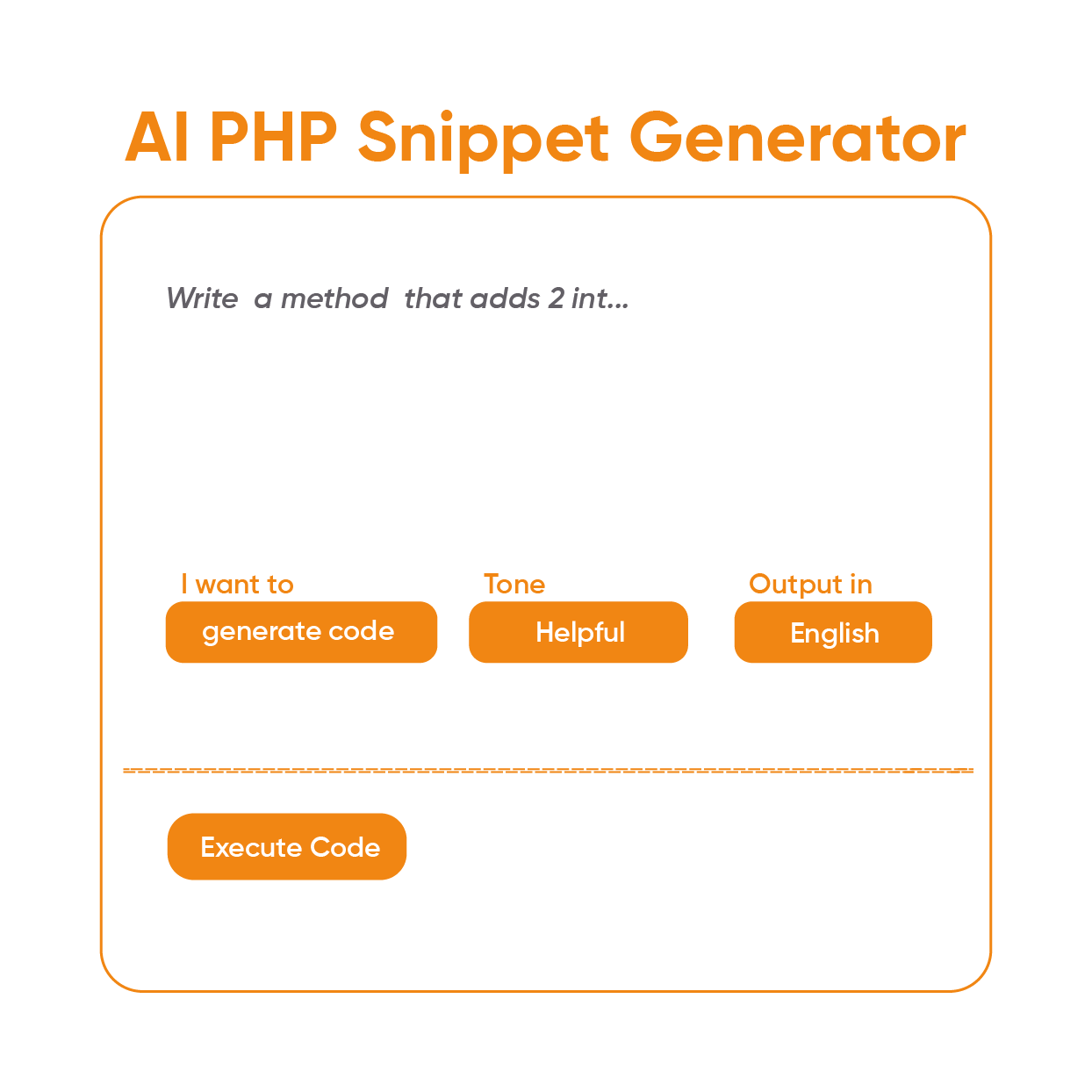 How to use Ettvi's AI PHP Snippet tool