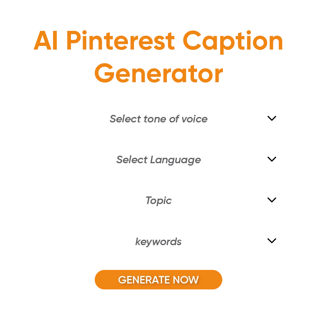 Ettvi's AI Generate Pinterest Caption