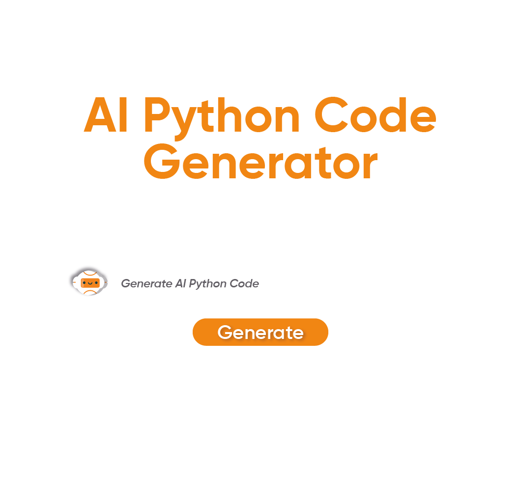 Make your coding easy with the AI Python Code Generator