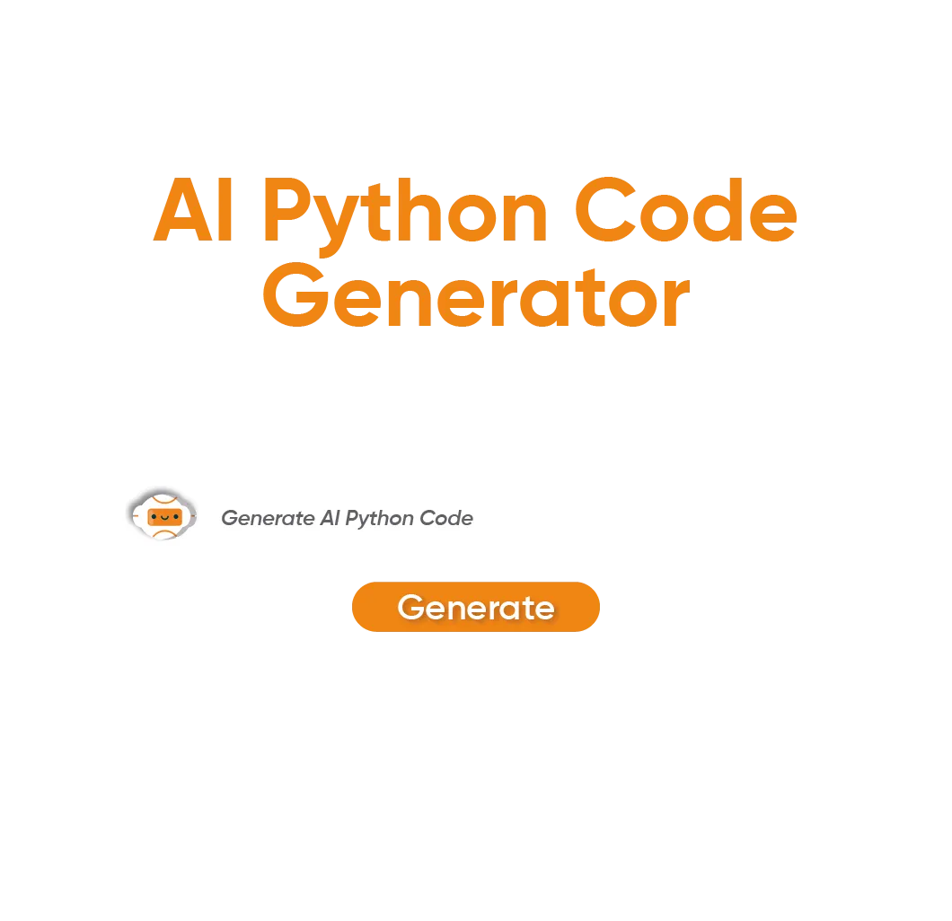 Make your coding easy with the AI Python Code Generator