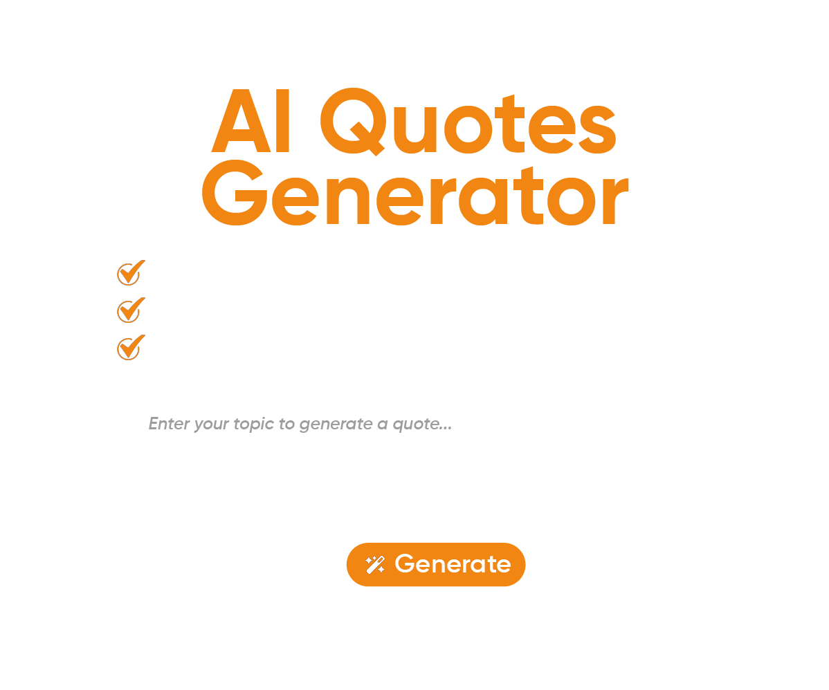 Write Catchy Quotes with AI Quote Generator