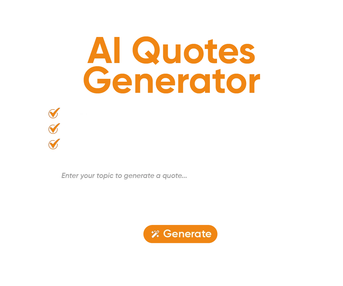 Write Catchy Quotes with AI Quote Generator