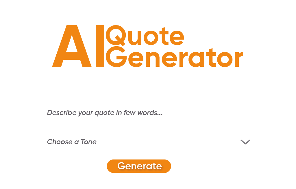 How to use AI Quote Generator?