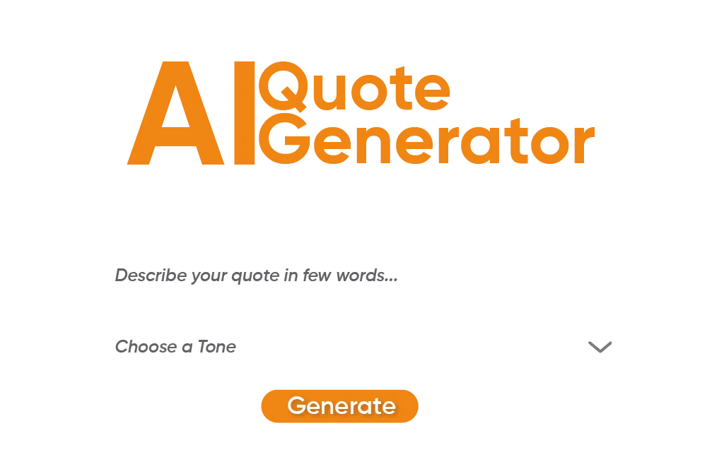 How to use AI Quote Generator?