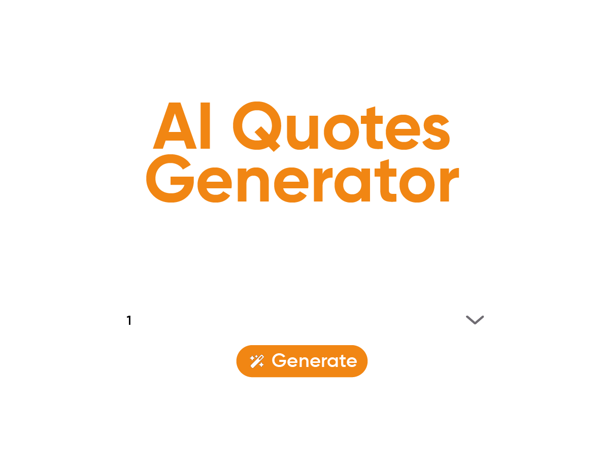 Get a Variety of Random Quotes with the AI Random Quote Generator Tool