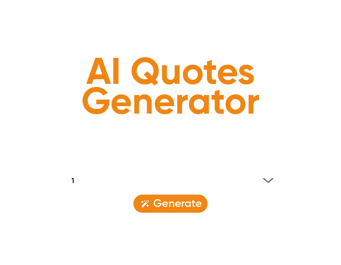 Get a Variety of Random Quotes with the AI Random Quote Generator Tool