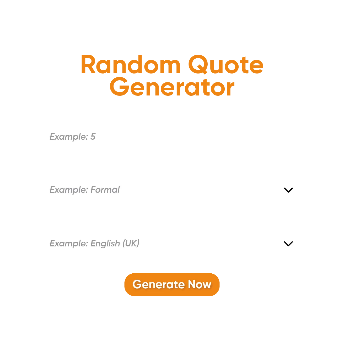 How to use AI Random Quote Generator?