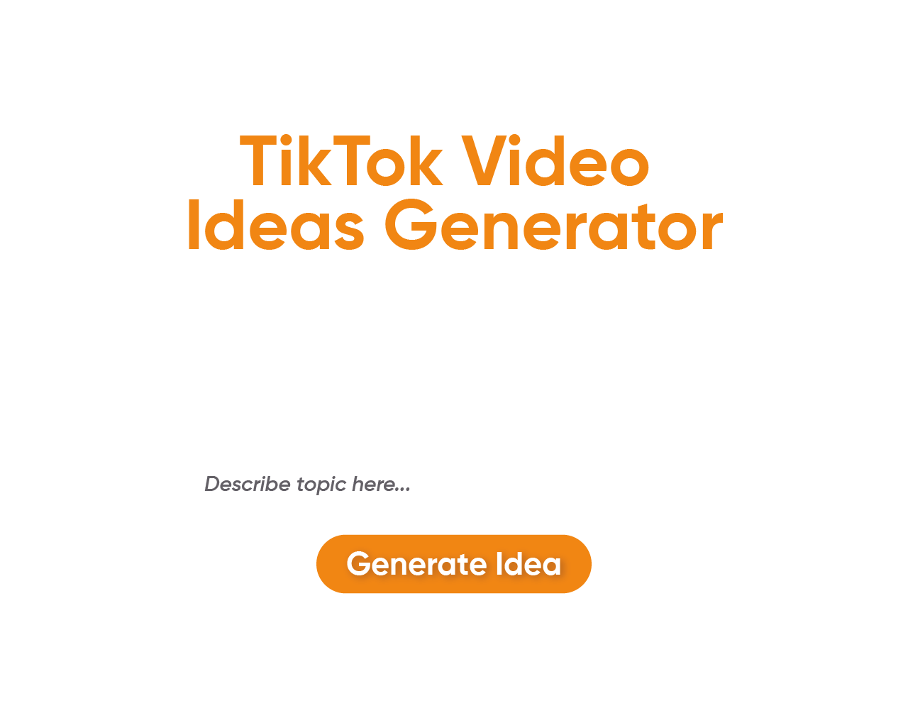 ETTVI’s AI Generate TikTok Video Caption Tool