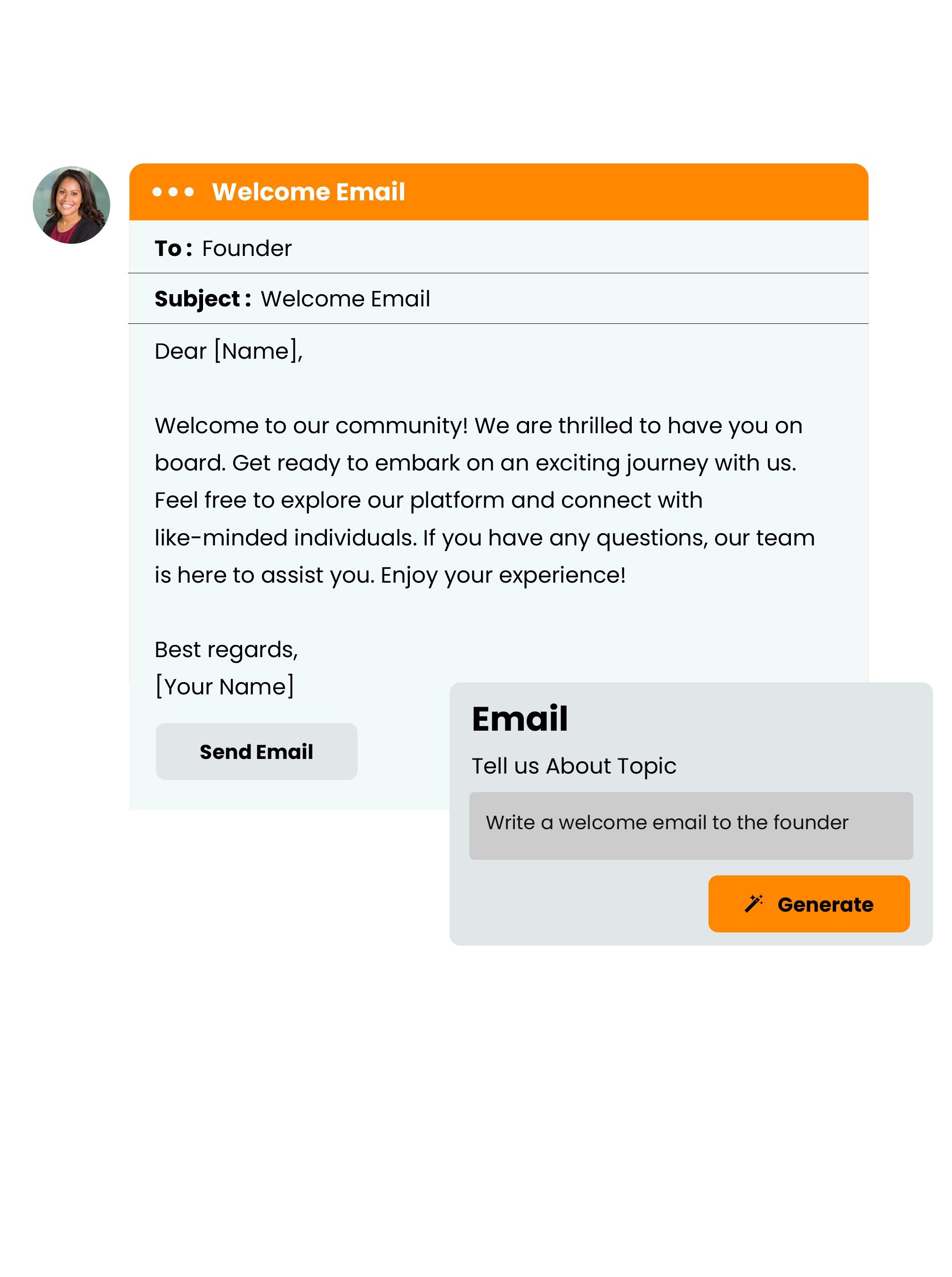 ETTVI’s AI Get Welcome Email Tool
