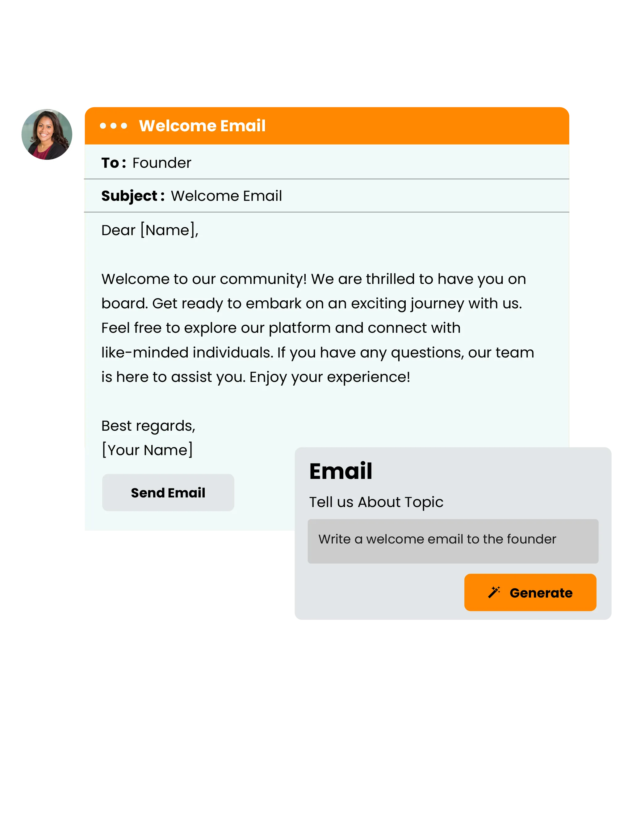 ETTVI’s AI Get Welcome Email Tool