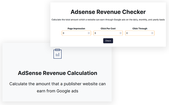 Adsense Revenue Calculator - Calculate Your Adsense Earnings - ETTVI