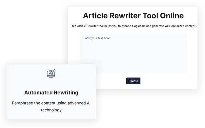 ETTVI's AI Article Rewriter Tool