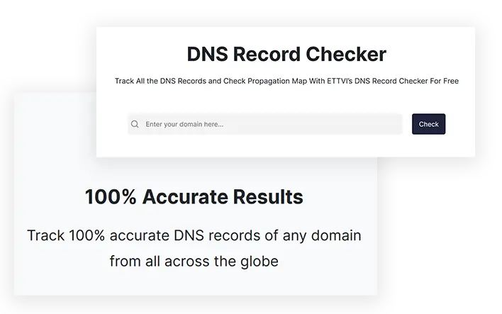 Pemeriksa Catatan DNS ETTVI