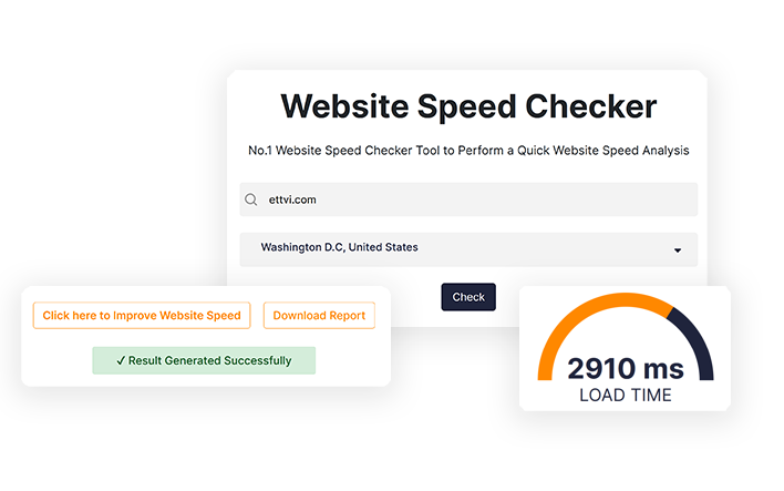 ETTVI's Website Speed ​​Checker