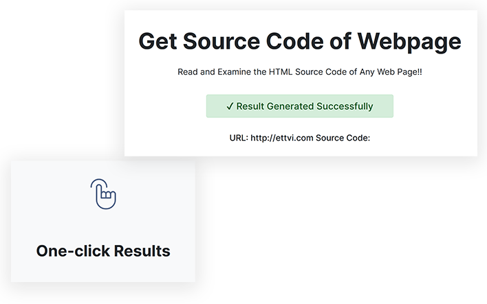 Website Source Code Viewer - View HTML Code | ETTVI