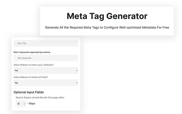 ETTVI’s Meta Tags Generator