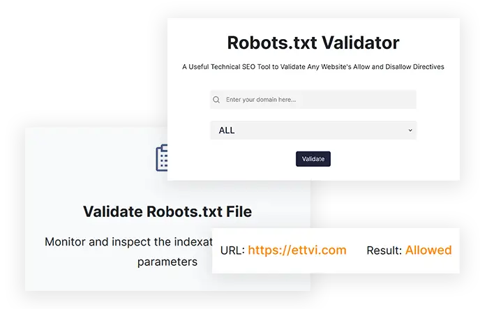 Validatore Robots.txt di ETTVI