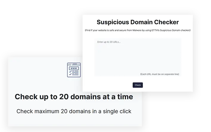ETTVI’s Suspicious Domain Checker