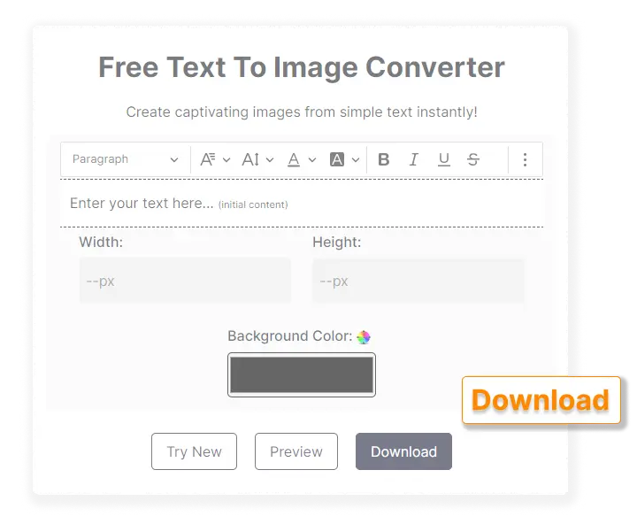 Riktlinjer för textkonvertering till bilder